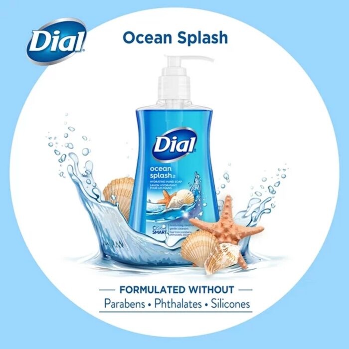 Dial Liquid Hand Soap, Ocean Splash, 7.5 fl oz - Image 3